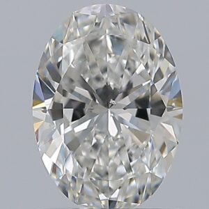 1 carat, F colour, SI1 clarity, Oval shape, Natural Diamond.