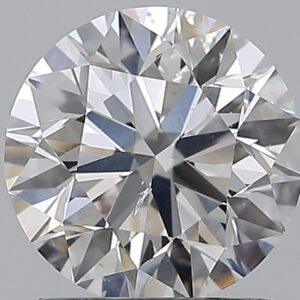 1.07 carat, F colour, SI2 clarity, Round shape, Natural Diamond.