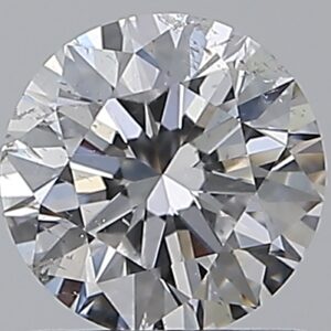 0.96 carat, E colour, SI2 clarity, Round shape, Natural Diamond.