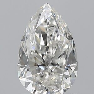 1.01 carat, H colour, SI2 clarity, Pear shape, Natural Diamond.