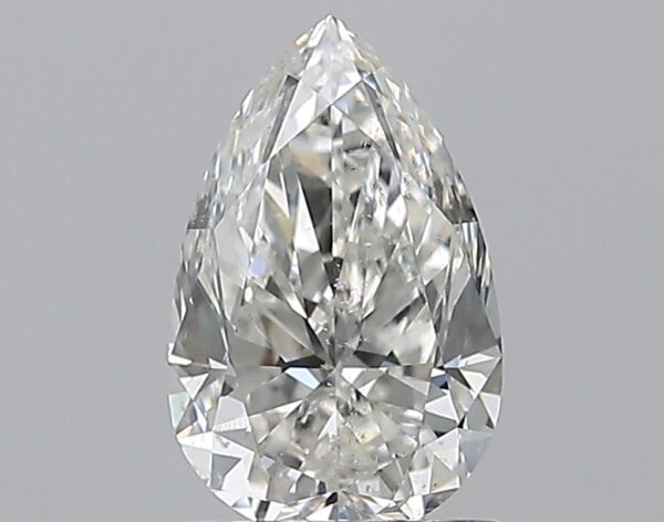 1.01 carat, H colour, SI2 clarity, Pear shape, Natural Diamond.
