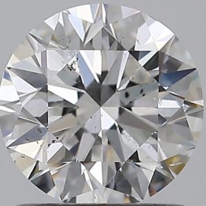 1 carat, E colour, SI2 clarity, Round shape, Natural Diamond.