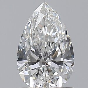 1.02 carat, F colour, SI2 clarity, Pear shape, Natural Diamond.