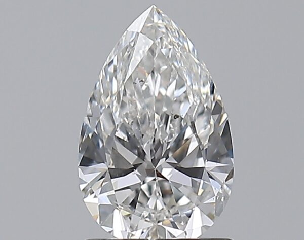 1.02 carat, F colour, SI2 clarity, Pear shape, Natural Diamond.