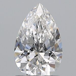 1 carat, E colour, VS2 clarity, Pear shape, Natural Diamond.
