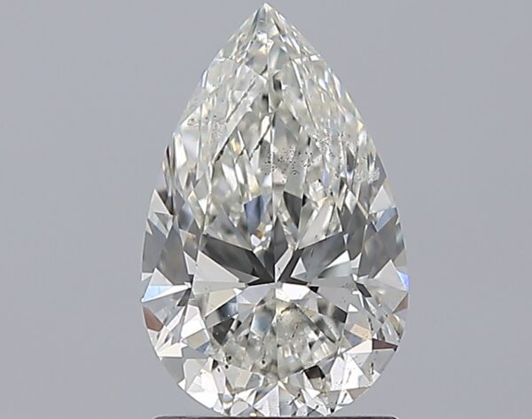 1.51 carat, H colour, SI2 clarity, Pear shape, Natural Diamond.