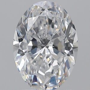 2.01 carat, D colour, SI1 clarity, Oval shape, Natural Diamond.