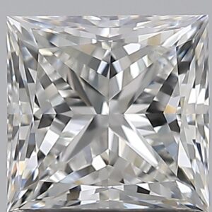 1.01 carat, G colour, VVS2 clarity, Princess shape, Natural Diamond.