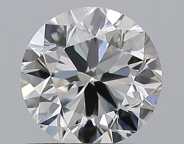 1 carat, G colour, VVS2 clarity, Round shape, Natural Diamond.