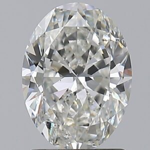 1.51 carat, H colour, SI1 clarity, Oval shape, Natural Diamond.