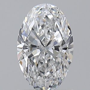 1 carat, D colour, SI1 clarity, Oval shape, Natural Diamond.