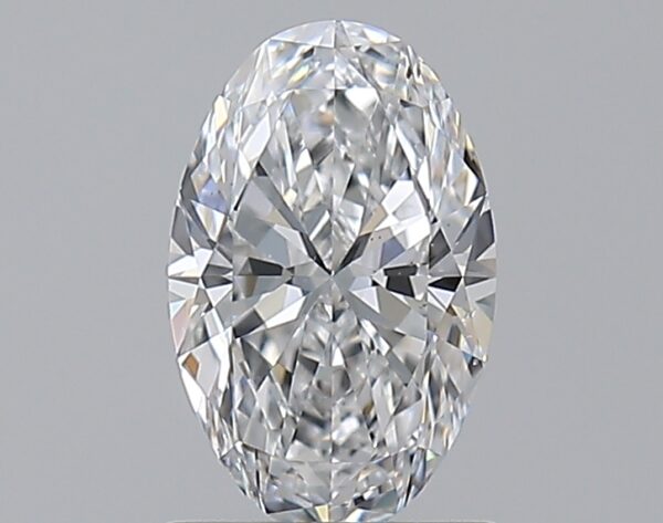1 carat, D colour, SI1 clarity, Oval shape, Natural Diamond.