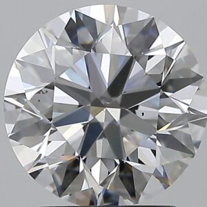 2.2 carat, D colour, VS2 clarity, Round shape, Natural Diamond.
