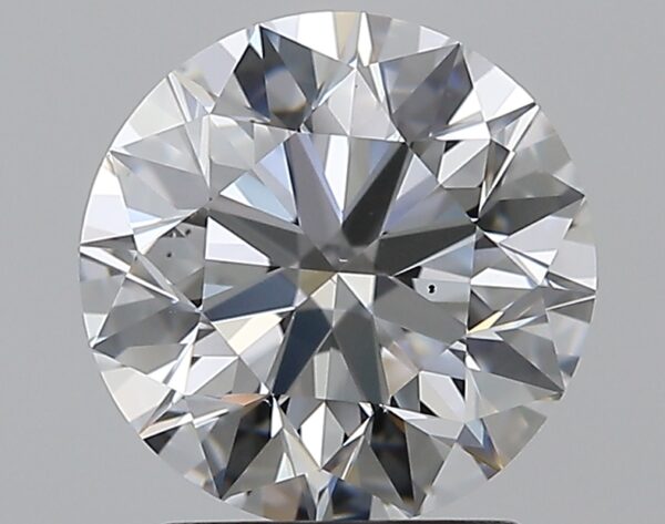2.2 carat, D colour, VS2 clarity, Round shape, Natural Diamond.