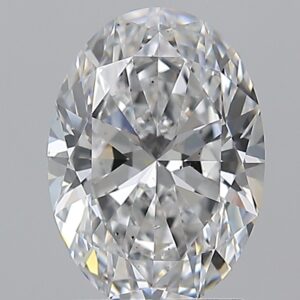 2.01 carat, D colour, SI1 clarity, Oval shape, Natural Diamond.