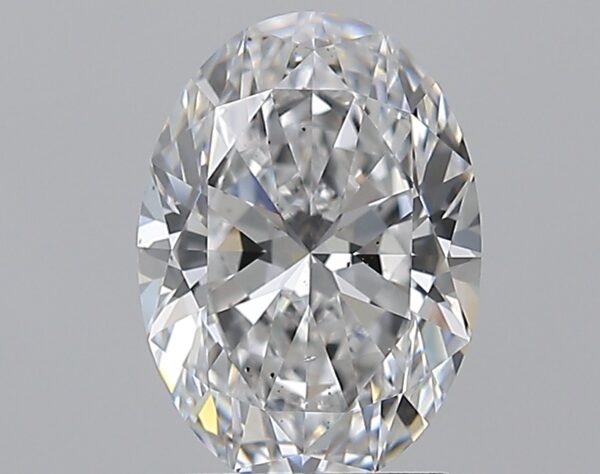 2.01 carat, D colour, SI1 clarity, Oval shape, Natural Diamond.
