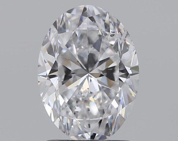 1.5 carat, D colour, SI1 clarity, Oval shape, Natural Diamond.