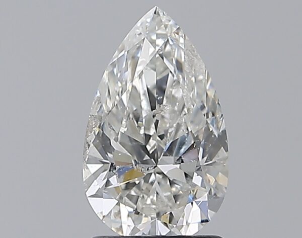 1.5 carat, G colour, SI2 clarity, Pear shape, Natural Diamond.