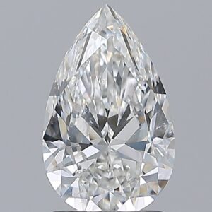 1.51 carat, E colour, SI2 clarity, Pear shape, Natural Diamond.