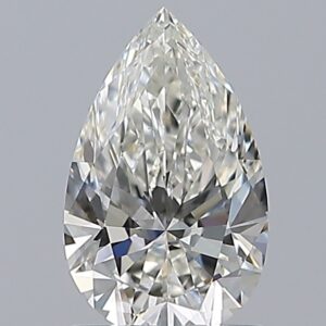 1 carat, H colour, VS2 clarity, Pear shape, Natural Diamond.