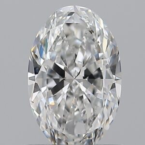 1 carat, E colour, SI1 clarity, Oval shape, Natural Diamond.