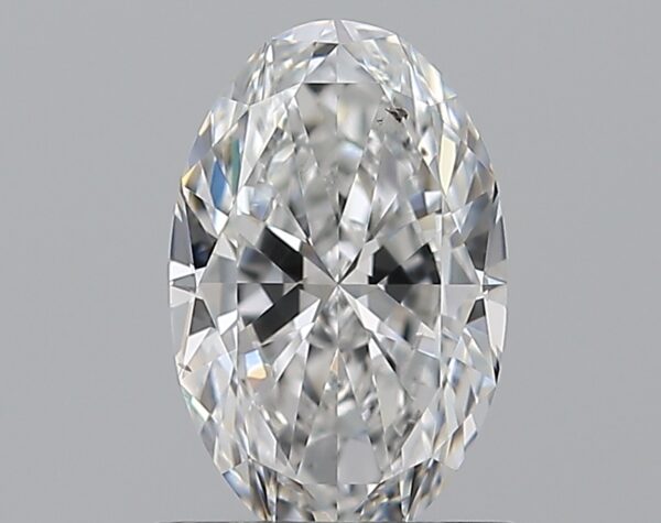 1 carat, E colour, SI1 clarity, Oval shape, Natural Diamond.