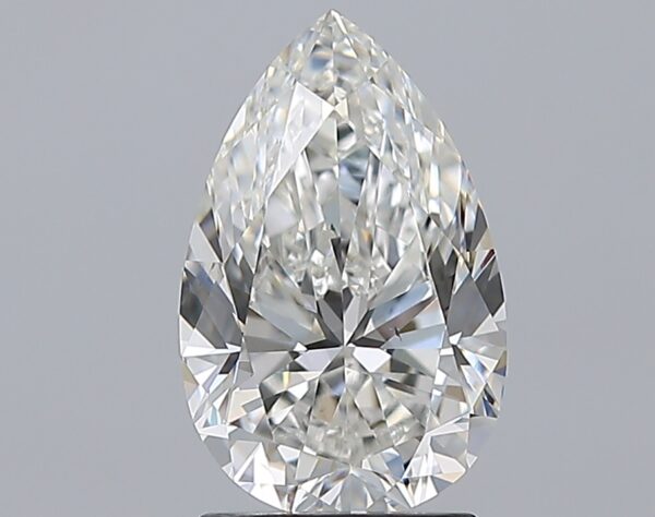 2.01 carat, G colour, VS2 clarity, Pear shape, Natural Diamond.