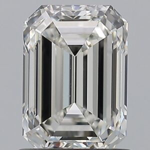 1.29 carat, G colour, VS1 clarity, Emerald shape, Natural Diamond.