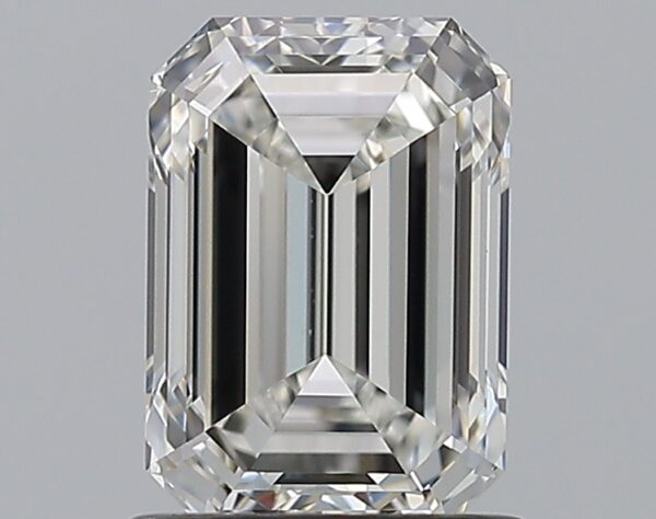 1.29 carat, G colour, VS1 clarity, Emerald shape, Natural Diamond.