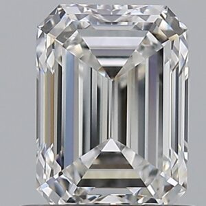 1.01 carat, E colour, VS2 clarity, Emerald shape, Natural Diamond.