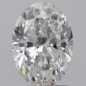 1.51 carat, E colour, SI1 clarity, Oval shape, Natural Diamond.