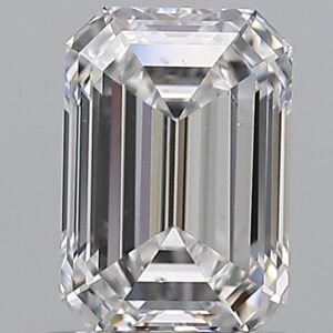 1.02 carat, E colour, SI1 clarity, Emerald shape, Natural Diamond.