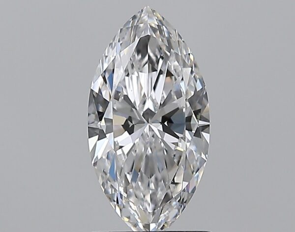 1.29 carat, D colour, VS2 clarity, Marquise shape, Natural Diamond.
