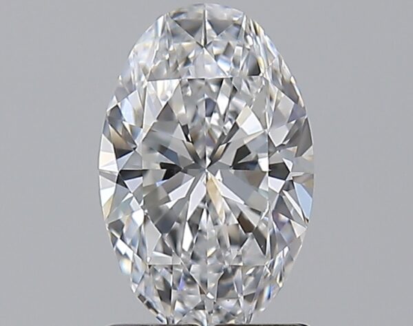 1.2 carat, D colour, VVS2 clarity, Oval shape, Natural Diamond.