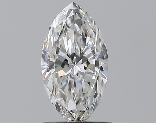 1.01 carat, F colour, VVS2 clarity, Marquise shape, Natural Diamond.