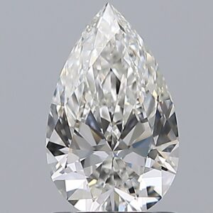 1.01 carat, H colour, VS1 clarity, Pear shape, Natural Diamond.