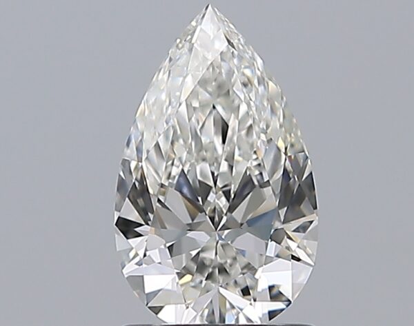 1.01 carat, H colour, VS1 clarity, Pear shape, Natural Diamond.
