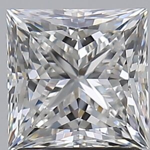 1.51 carat, G colour, VS1 clarity, Princess shape, Natural Diamond.