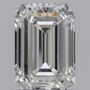 1.51 carat, G colour, VS2 clarity, Emerald shape, Natural Diamond.