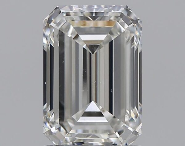 1.51 carat, G colour, VS2 clarity, Emerald shape, Natural Diamond.