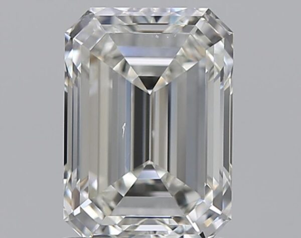 1.51 carat, H colour, VS2 clarity, Emerald shape, Natural Diamond.