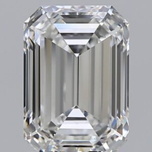 1.5 carat, G colour, VS1 clarity, Emerald shape, Natural Diamond.