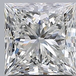 1.7 carat, H colour, VS1 clarity, Princess shape, Natural Diamond.