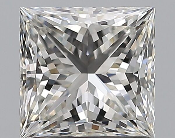 1.01 carat, H colour, IF clarity, Princess shape, Natural Diamond.