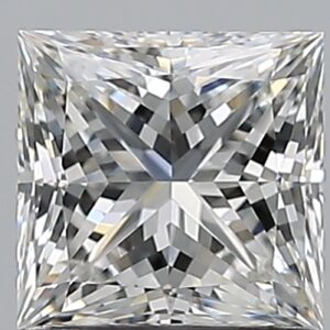 1.07 carat, G colour, VVS2 clarity, Princess shape, Natural Diamond.