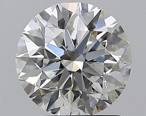 1.5 carat, H colour, SI1 clarity, Round shape, Natural Diamond.