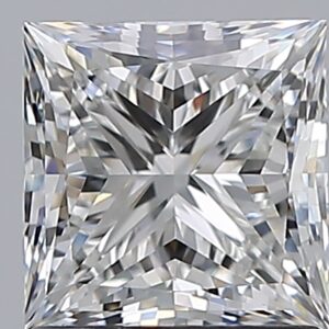 1.51 carat, G colour, VVS2 clarity, Princess shape, Natural Diamond.