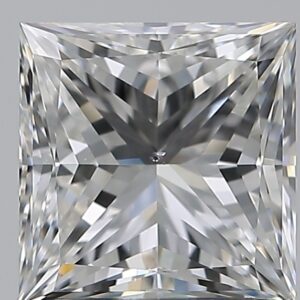 1.29 carat, G colour, VS2 clarity, Princess shape, Natural Diamond.