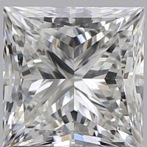 1.01 carat, H colour, VS1 clarity, Princess shape, Natural Diamond.