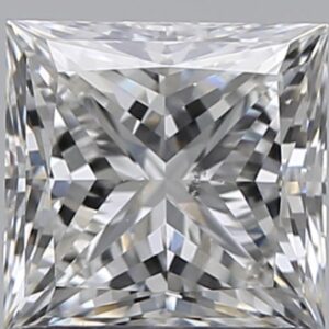 1.01 carat, G colour, SI2 clarity, Princess shape, Natural Diamond.